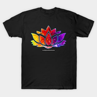 Glowing Lotus Flower T-Shirt